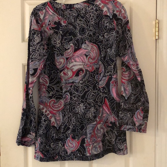 Lucky Brand boho tunic/cover up 100% cotton Sz S - Picture 4 of 4